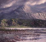 Art in Alaska Painting by David Rosenthal Broken Light in the Brooks Range